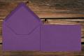 [110325] OT Creativ Briefhüllen 90x140 mm Glatt Violett 120 g/m² 